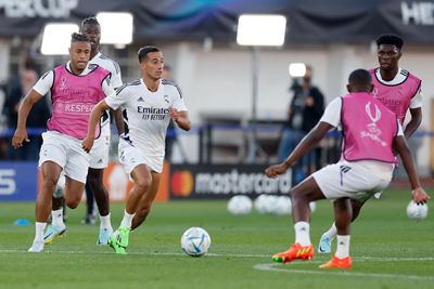 entrenamiento del real madrid
