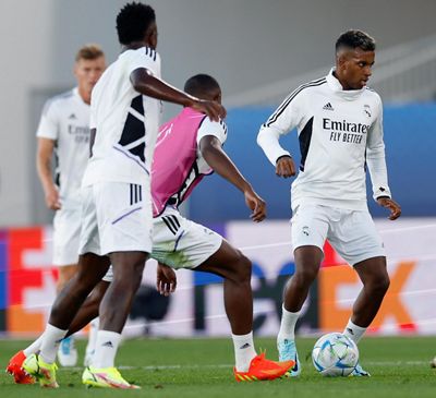 entrenamiento del real madrid