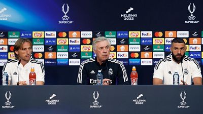 Ancelotti: 'We'll have to battle and fight if we're to beat Eintracht