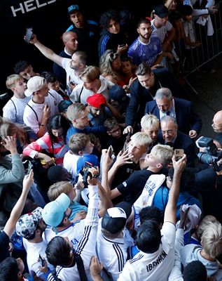 llegada del presidente a helsinki