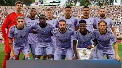 Once inicial del Real Madrid ante el Eintracht de Frankfurt