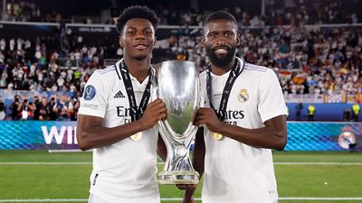 Rüdiger et Tchouaméni débutent en match officiel avec le Real Madrid