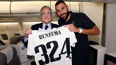 Benzema est désormais le second meilleur buteur de l'histoire du Real Madrid