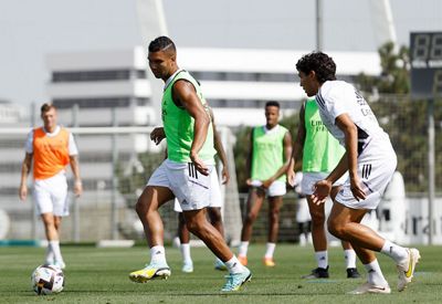 entrenamiento del real madrid