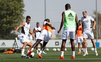 entrenamiento del real madrid