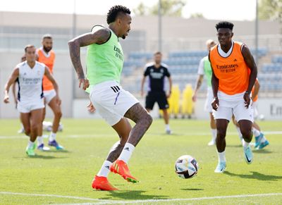 entrenamiento del real madrid