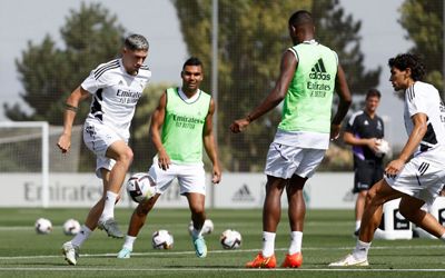 entrenamiento del real madrid