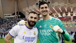 Benzema e Courtois finalistas do Prémio para Jogador do Ano da UEFA 2021/22