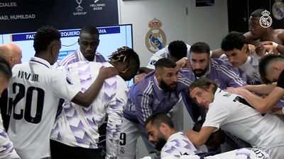 Inside Real Madrid: ¿Qué fue lo último que se escuchó en el vestuario antes de salir a ganar la Supercopa?