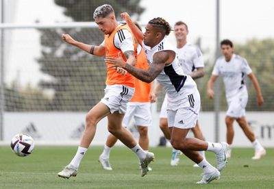 entrenamiento del real madrid