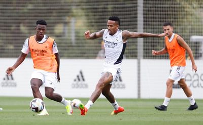 entrenamiento del real madrid