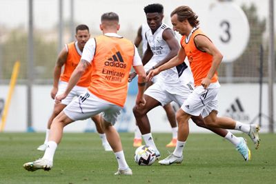 entrenamiento del real madrid