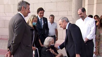 Florentino Pérez acudió al tanatorio por el fallecimiento de Pérez-Payá