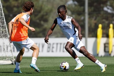 entrenamiento del real madrid