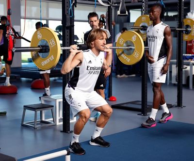 entrenamiento del real madrid
