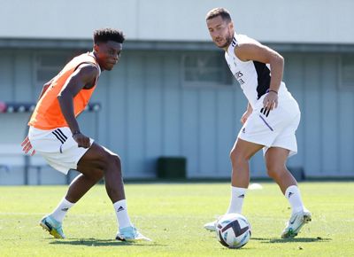 entrenamiento del real madrid