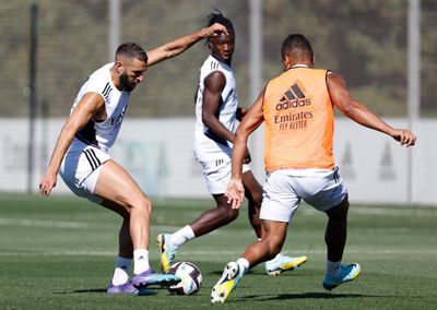 entrenamiento del real madrid