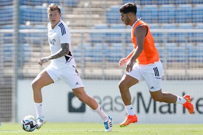 entrenamiento del real madrid