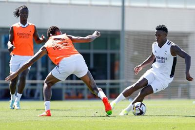 entrenamiento del real madrid