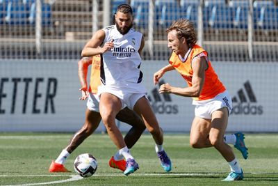 entrenamiento del real madrid