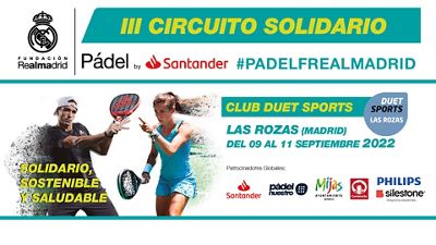 Siguiente parada del III Circuito de Pádel Fundación Real Madrid by Santander: Las Rozas (Madrid)