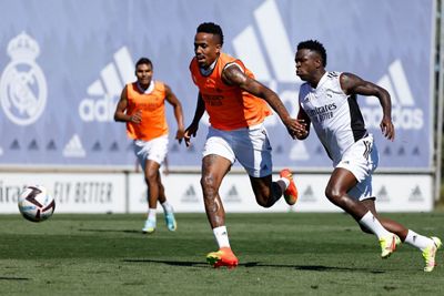 entrenamiento del real madrid