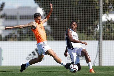 entrenamiento del real madrid