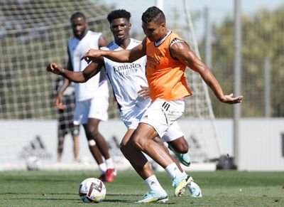 entrenamiento del real madrid
