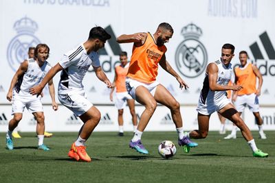 entrenamiento del real madrid
