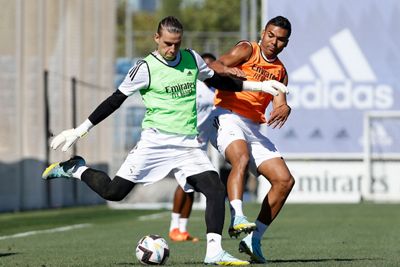 entrenamiento del real madrid