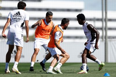 entrenamiento del real madrid