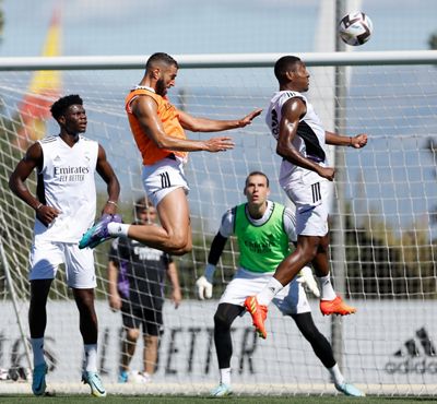 entrenamiento del real madrid