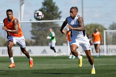 entrenamiento del real madrid