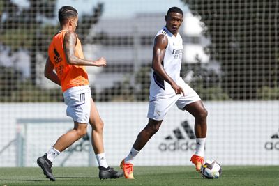 entrenamiento del real madrid