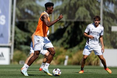 entrenamiento del real madrid