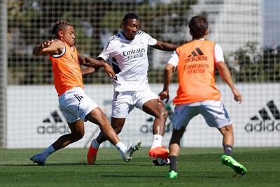 entrenamiento del real madrid