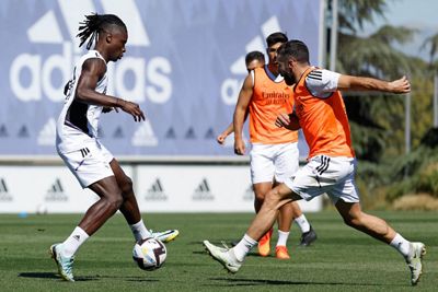 entrenamiento del real madrid