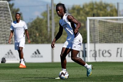 entrenamiento del real madrid