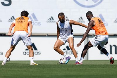 entrenamiento del real madrid