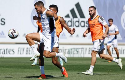 entrenamiento del real madrid
