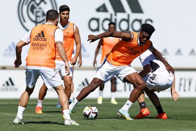 entrenamiento del real madrid