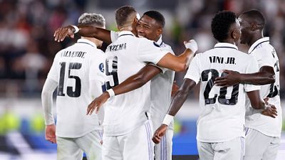 Once inicial del Real Madrid ante el Celta