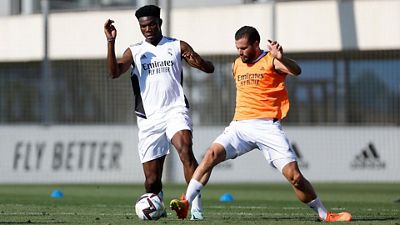 High-intensity workout in first session of week