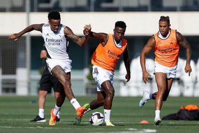 entrenamiento del real madrid