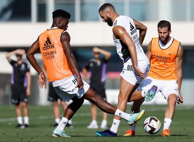 entrenamiento del real madrid