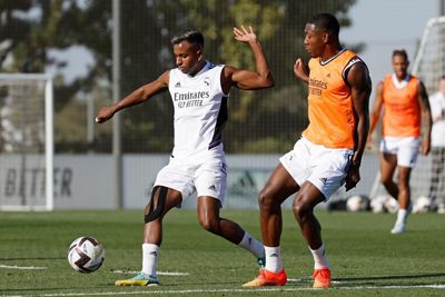 entrenamiento del real madrid