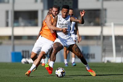 entrenamiento del real madrid