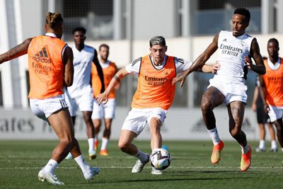 entrenamiento del real madrid
