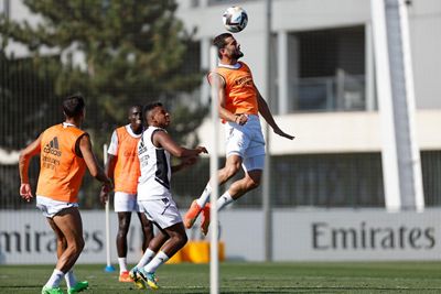 entrenamiento del real madrid