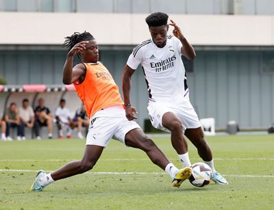 entrenamiento del real madrid